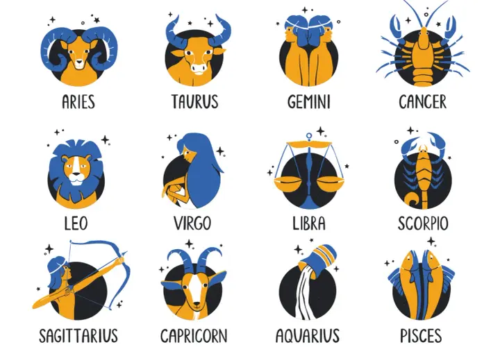 Znak zodiaku 23 maja to Byk. Ilustracje dwunastu znaków zodiaku: Baran, Byk, Bliźnięta, Rak, Lew, Panna, Waga, Skorpion, Strzelec, Koziorożec, Wodnik, Ryby.